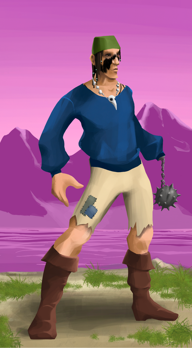 AlgoSeas Pirate #22165 NFT on Algorand