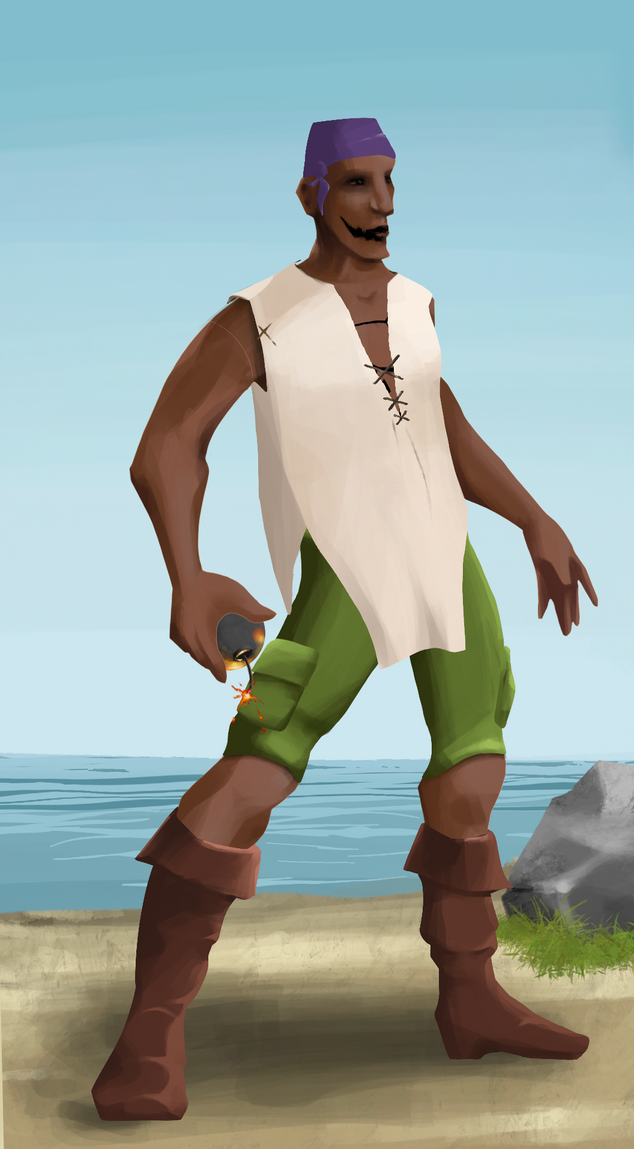 AlgoSeas Pirate #22278 NFT on Algorand