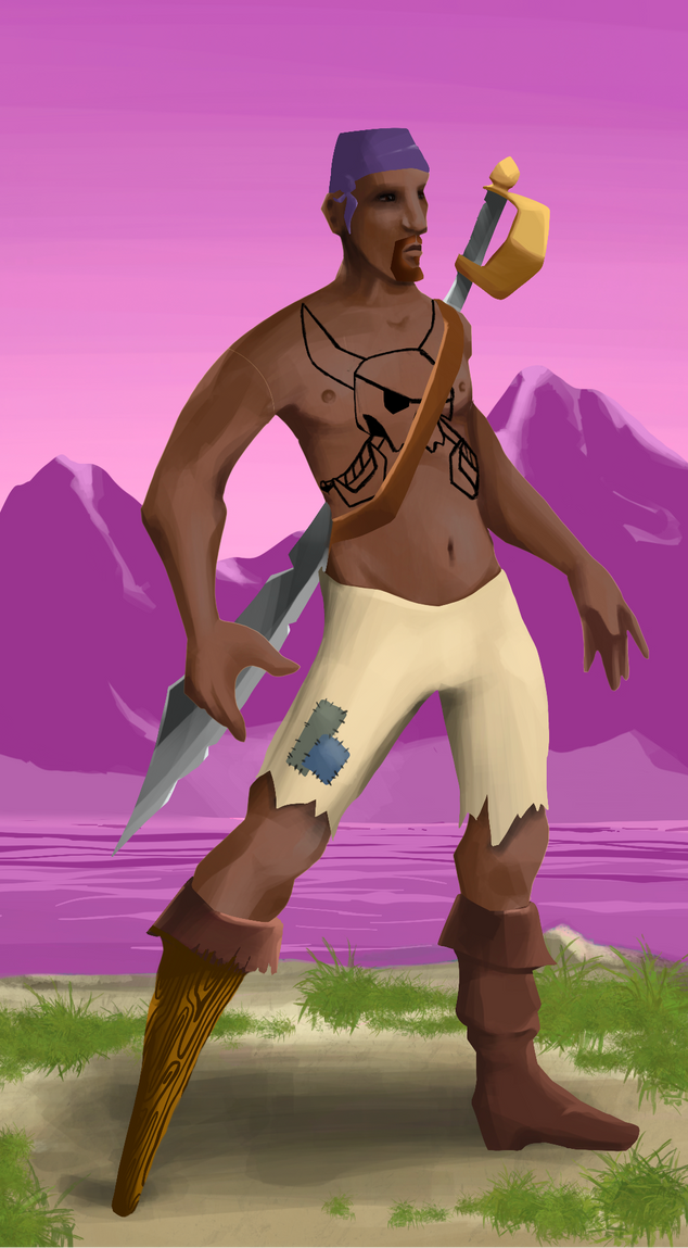 AlgoSeas Pirate #22357 NFT on Algorand