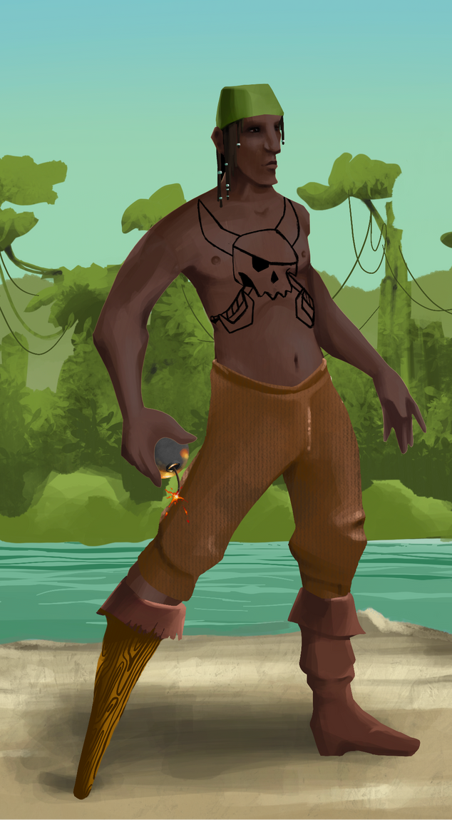 AlgoSeas Pirate #22416 NFT on Algorand