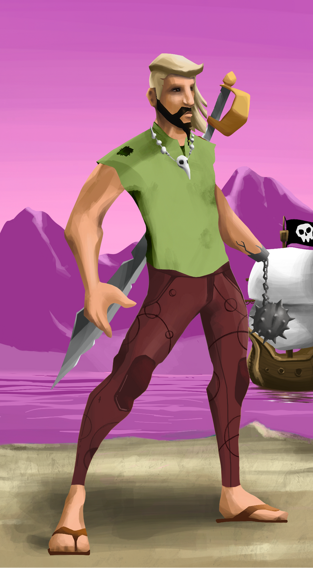 AlgoSeas Pirate #22445 NFT on Algorand