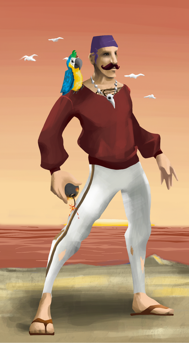 AlgoSeas Pirate #22524 NFT on Algorand