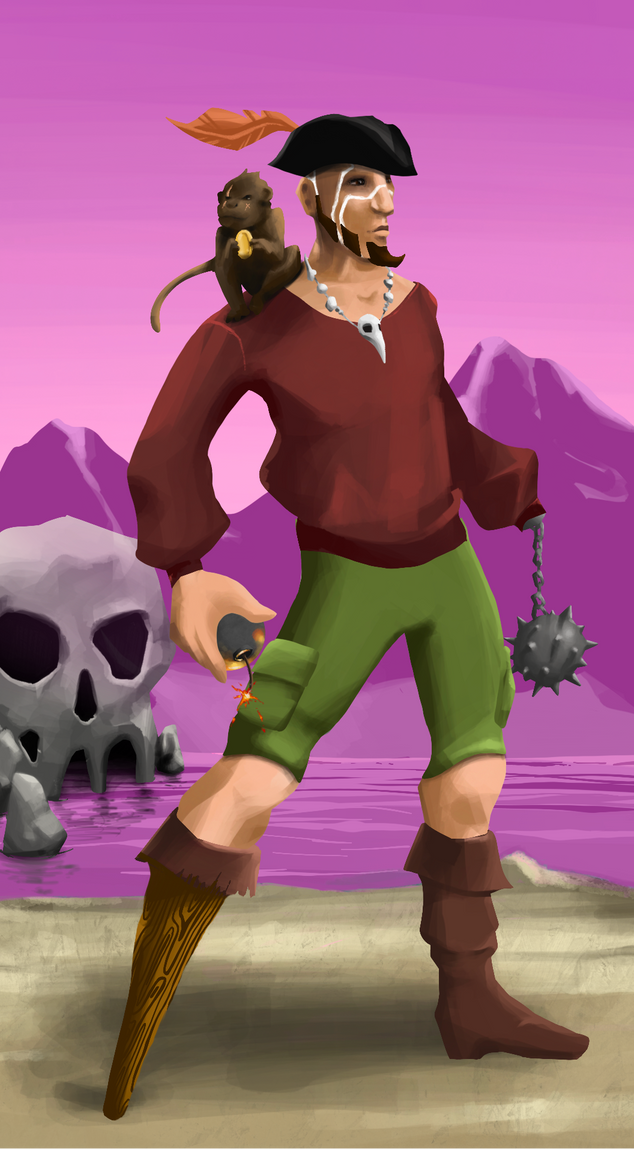 AlgoSeas Pirate #22579 NFT on Algorand