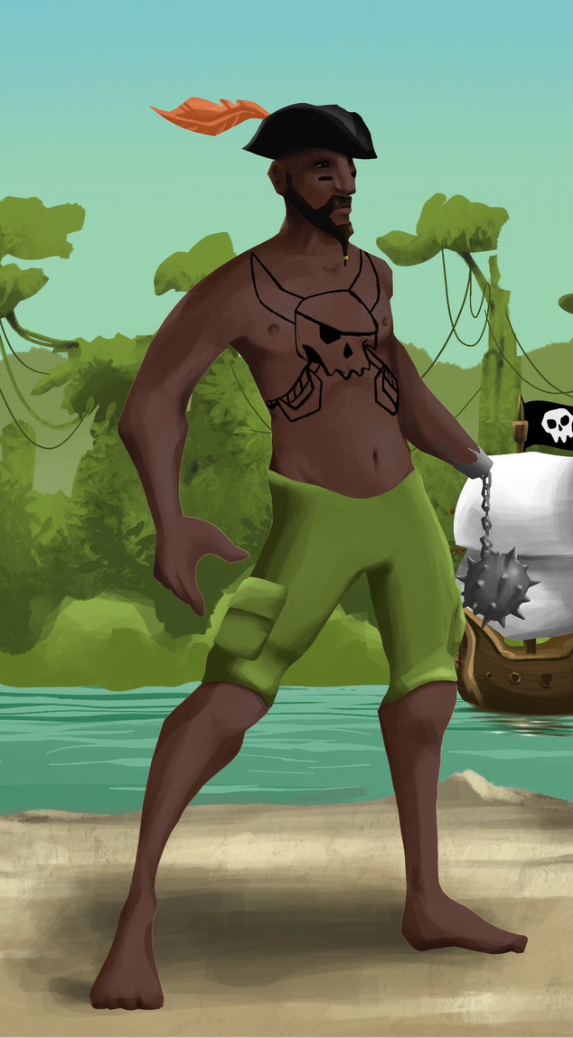 AlgoSeas Pirate #22645 NFT on Algorand