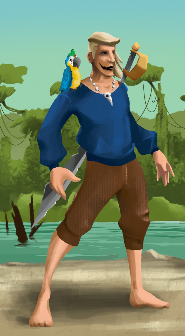 AlgoSeas Pirate #22694 NFT on Algorand