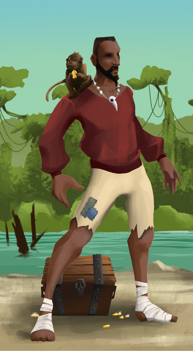 AlgoSeas Pirate #22711 NFT on Algorand