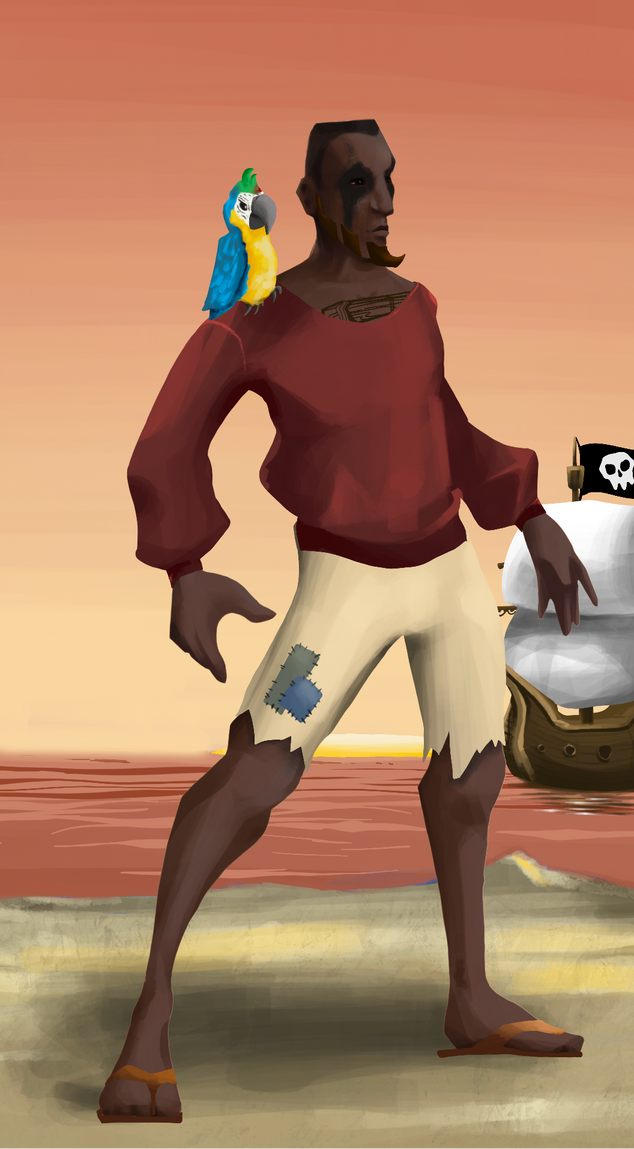 AlgoSeas Pirate #22735 NFT on Algorand