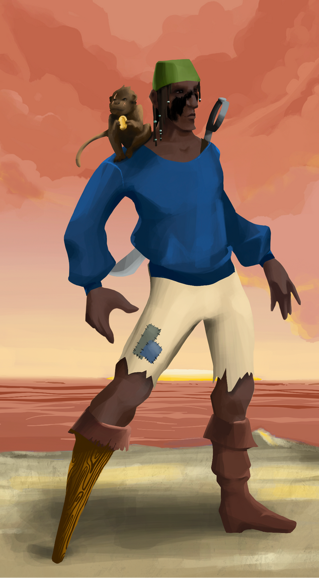 AlgoSeas Pirate #22966 NFT on Algorand