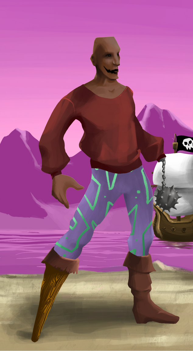 AlgoSeas Pirate #23126 NFT on Algorand