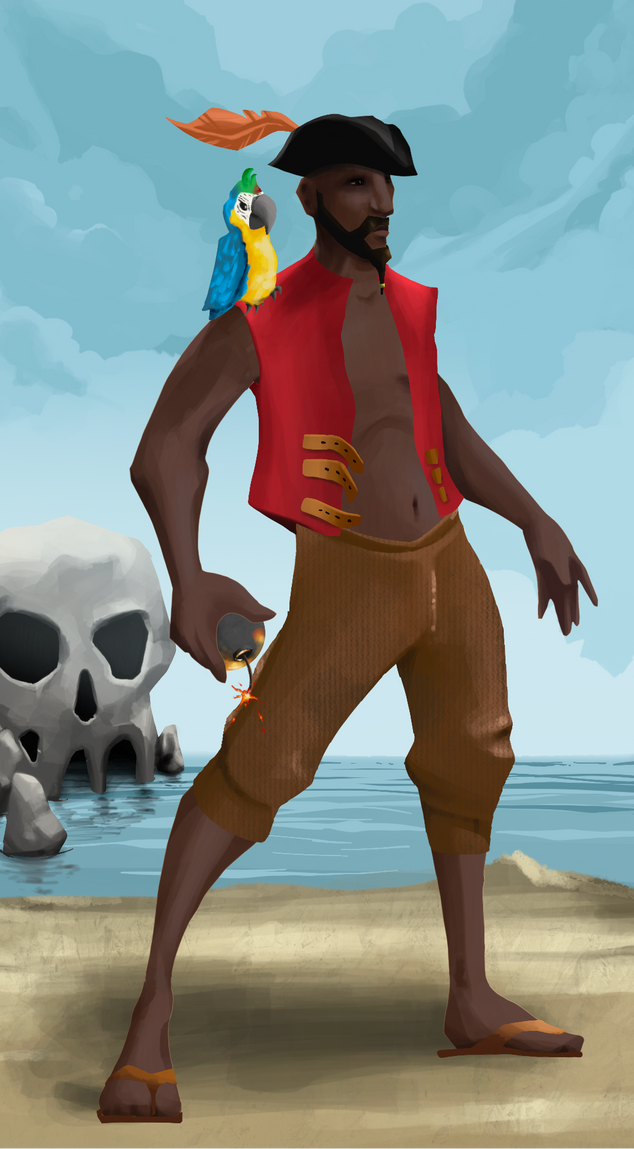 AlgoSeas Pirate #23151 NFT on Algorand