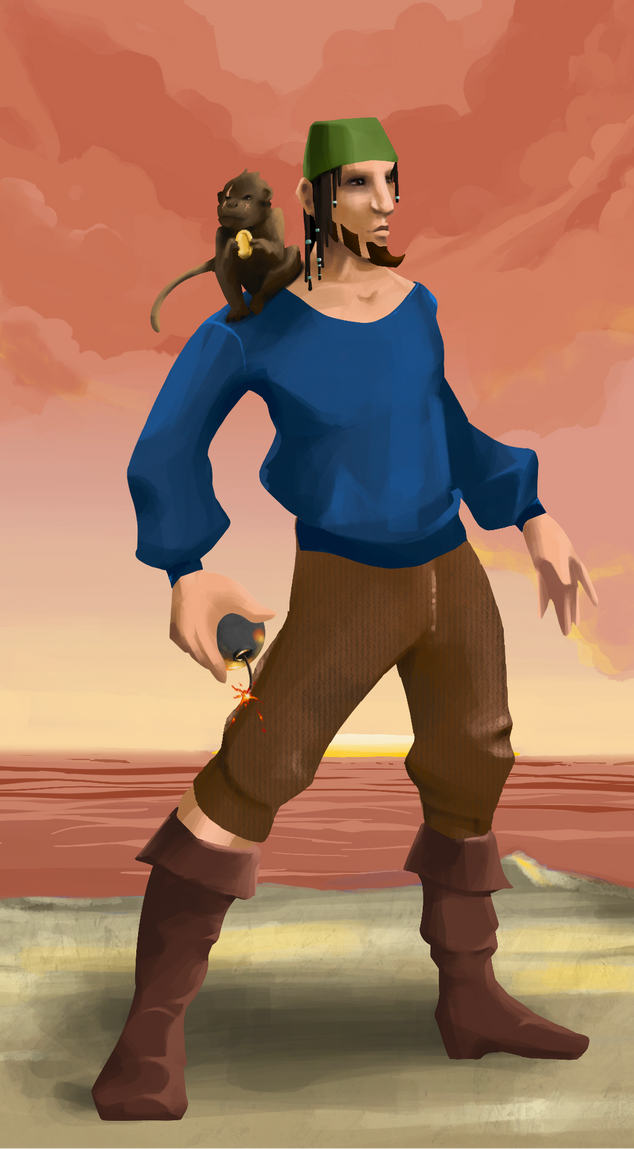 AlgoSeas Pirate #23155 NFT on Algorand