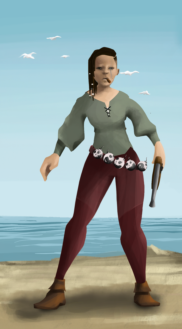 AlgoSeas Pirate #23190 NFT on Algorand