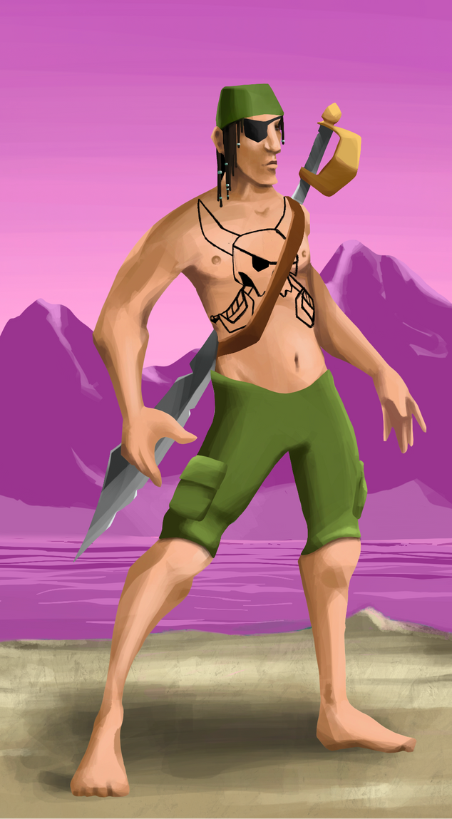 AlgoSeas Pirate #23234 NFT on Algorand