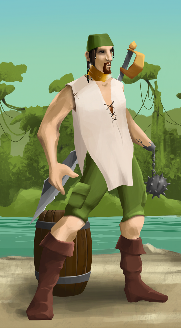 AlgoSeas Pirate #23248 NFT on Algorand