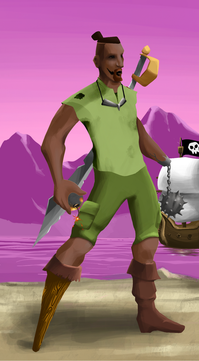 AlgoSeas Pirate #23252 NFT on Algorand