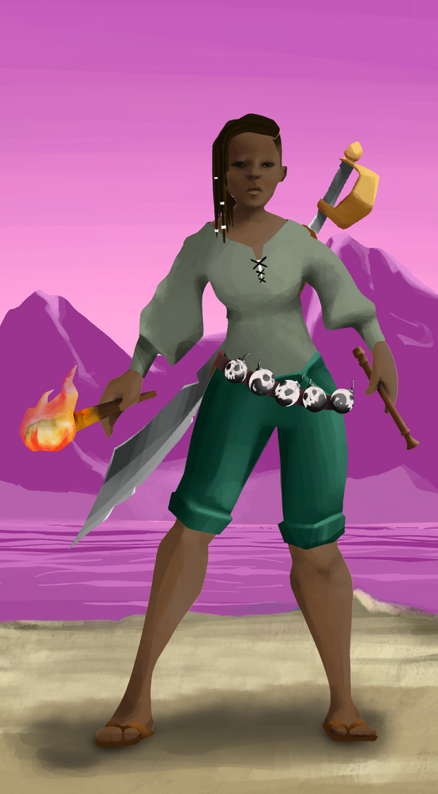 AlgoSeas Pirate #23257 NFT on Algorand