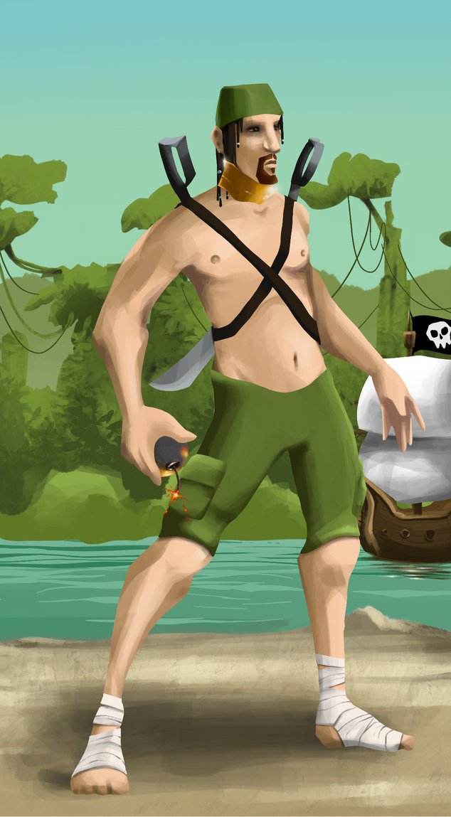 AlgoSeas Pirate #23258 NFT on Algorand