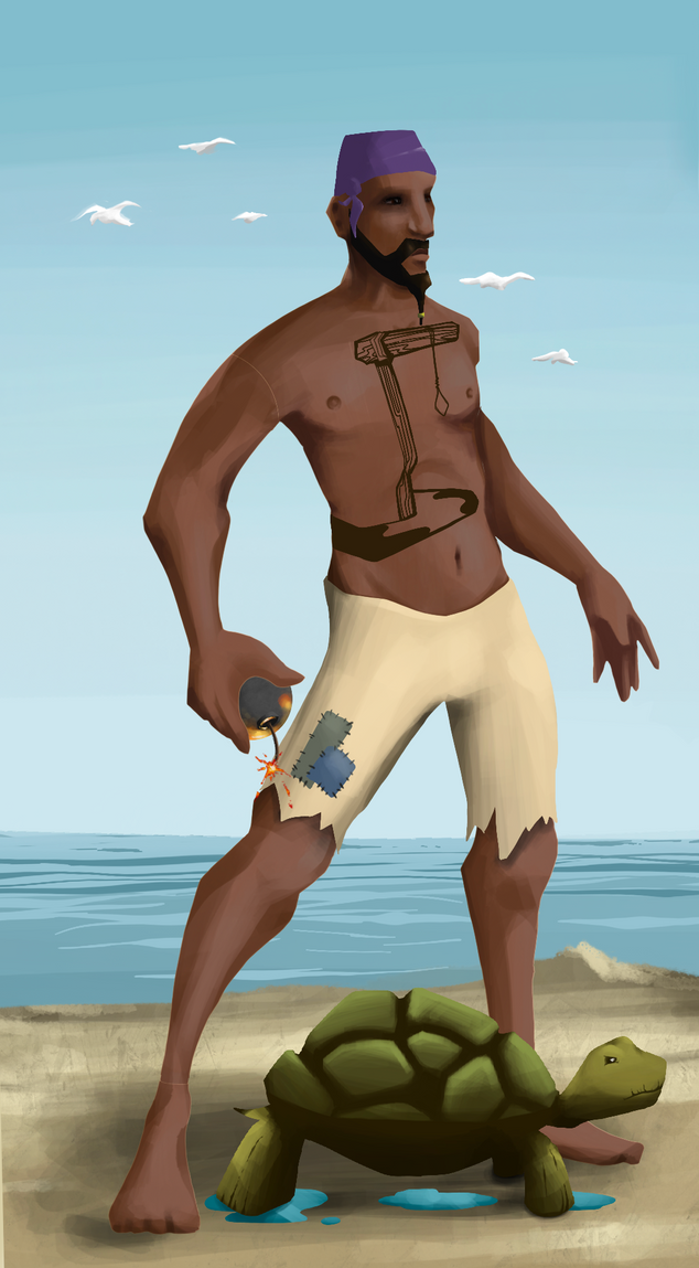 AlgoSeas Pirate #23268 NFT on Algorand