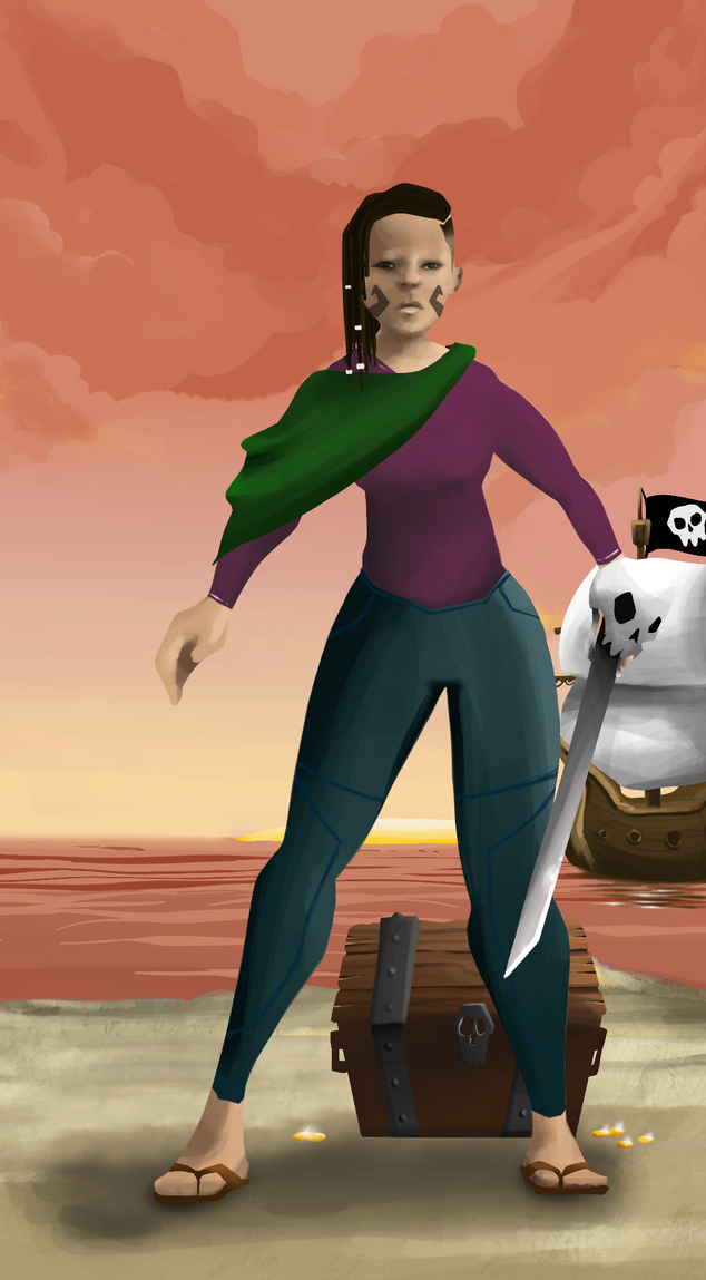 AlgoSeas Pirate #23280 NFT on Algorand