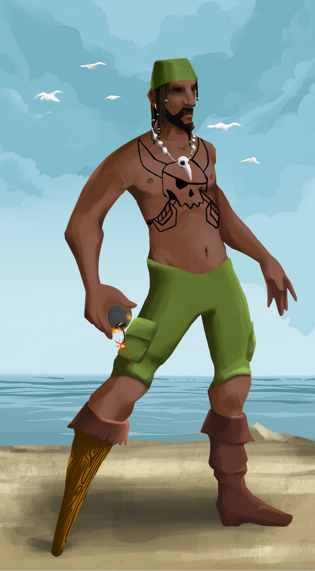 AlgoSeas Pirate #23293 NFT on Algorand