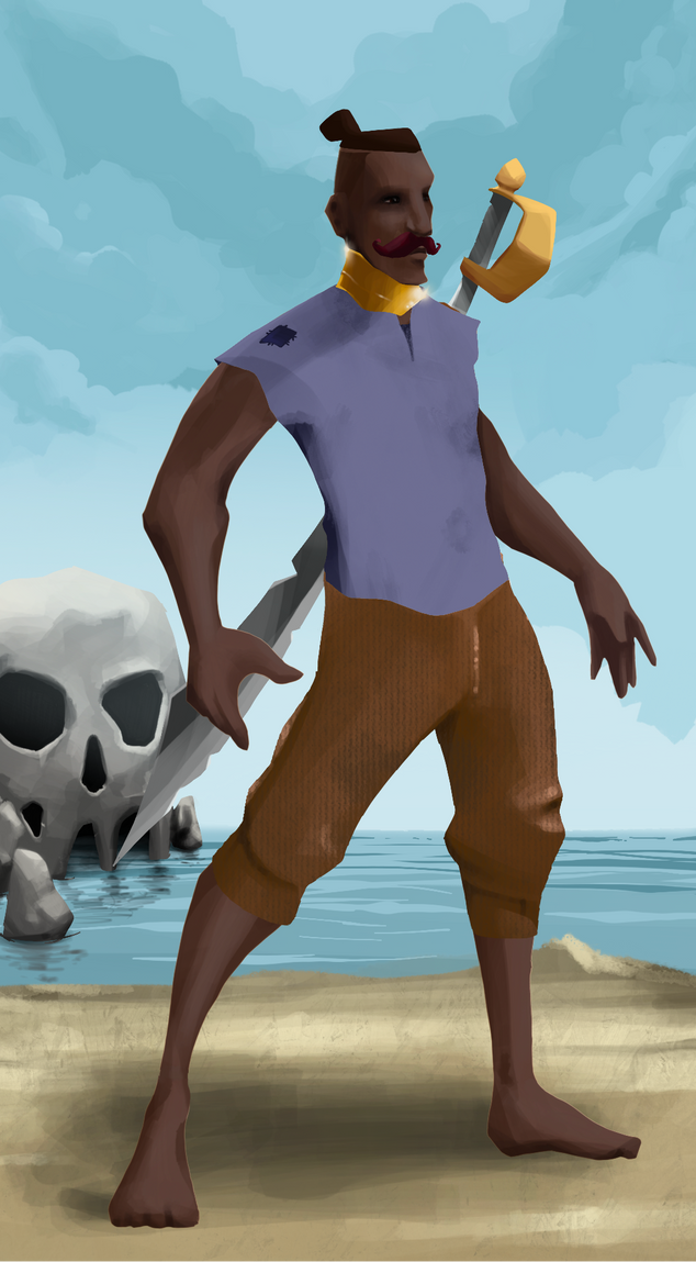 AlgoSeas Pirate #23296 NFT on Algorand