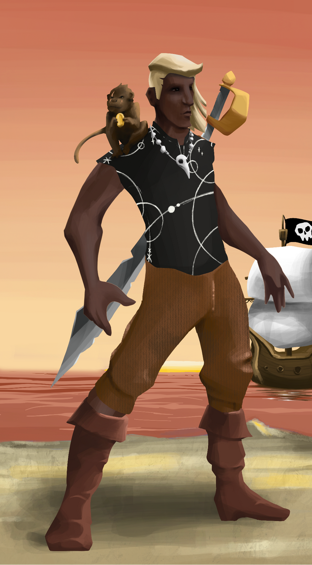 AlgoSeas Pirate #23297 NFT on Algorand