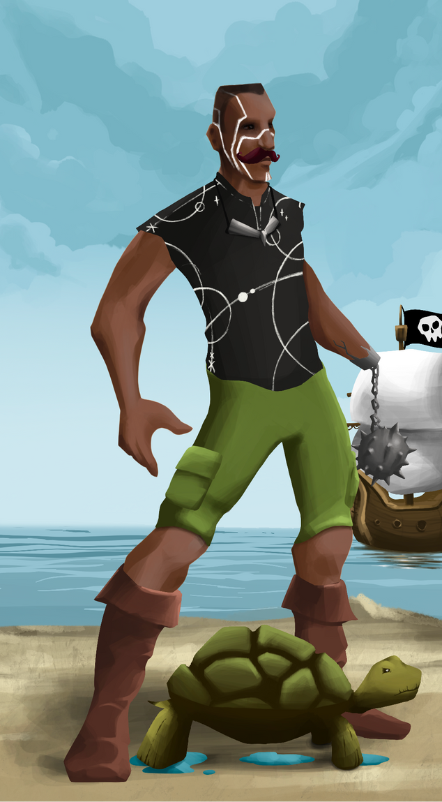 AlgoSeas Pirate #23303 NFT on Algorand