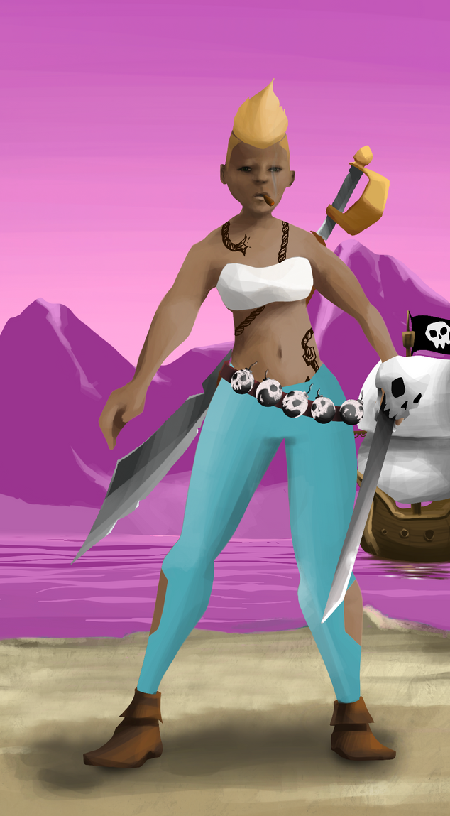 AlgoSeas Pirate #23347 NFT on Algorand