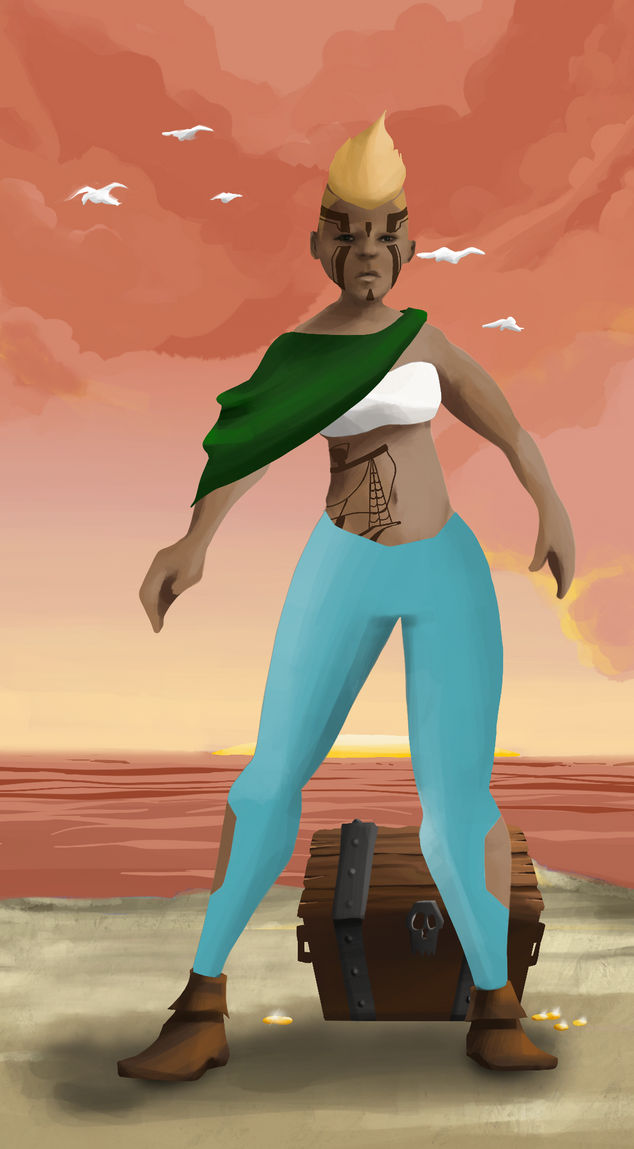 AlgoSeas Pirate #23371 NFT on Algorand