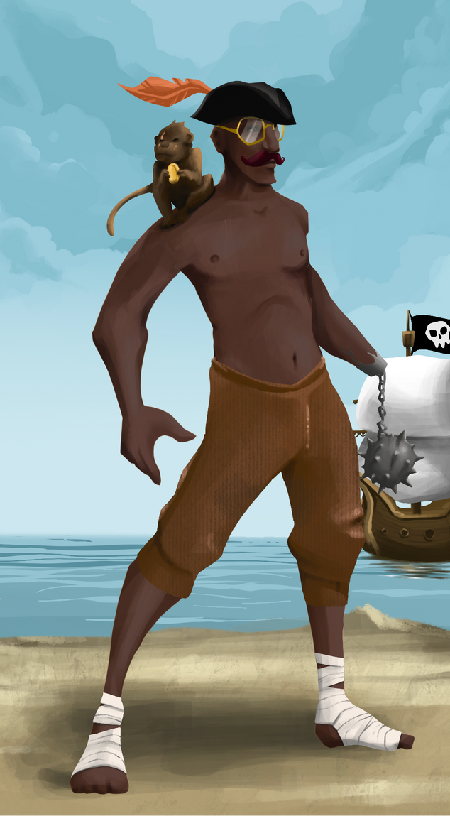 AlgoSeas Pirate #23393 NFT on Algorand