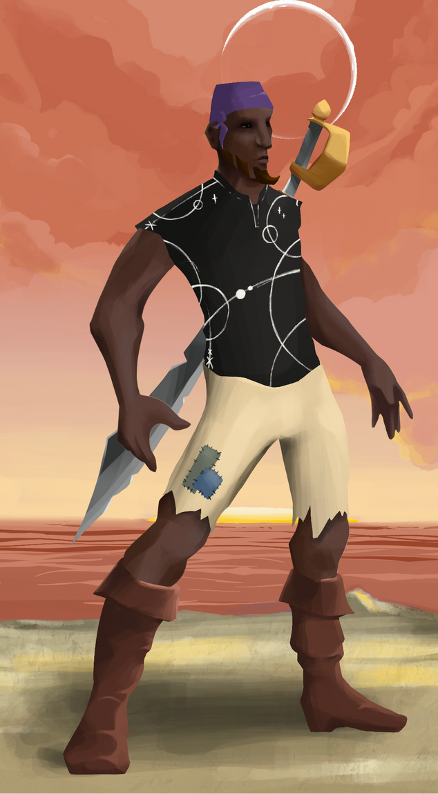 AlgoSeas Pirate #23445 NFT on Algorand