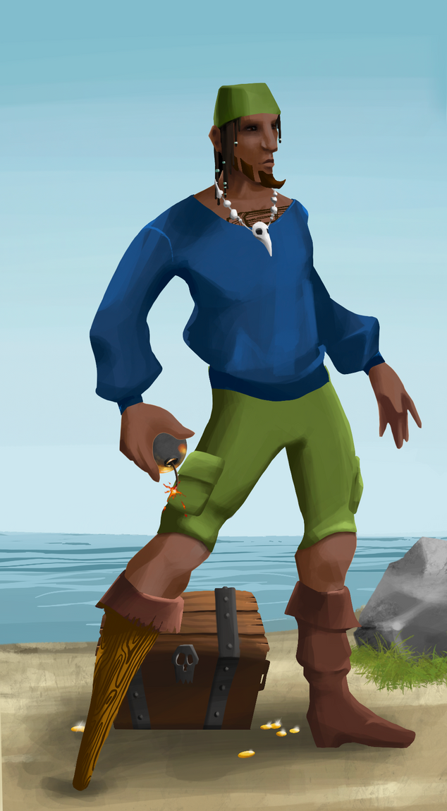 AlgoSeas Pirate #23457 NFT on Algorand