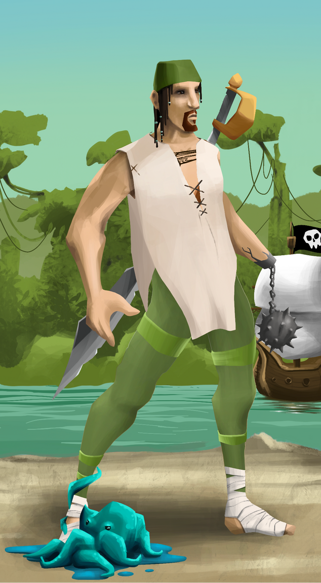 AlgoSeas Pirate #23460 NFT on Algorand