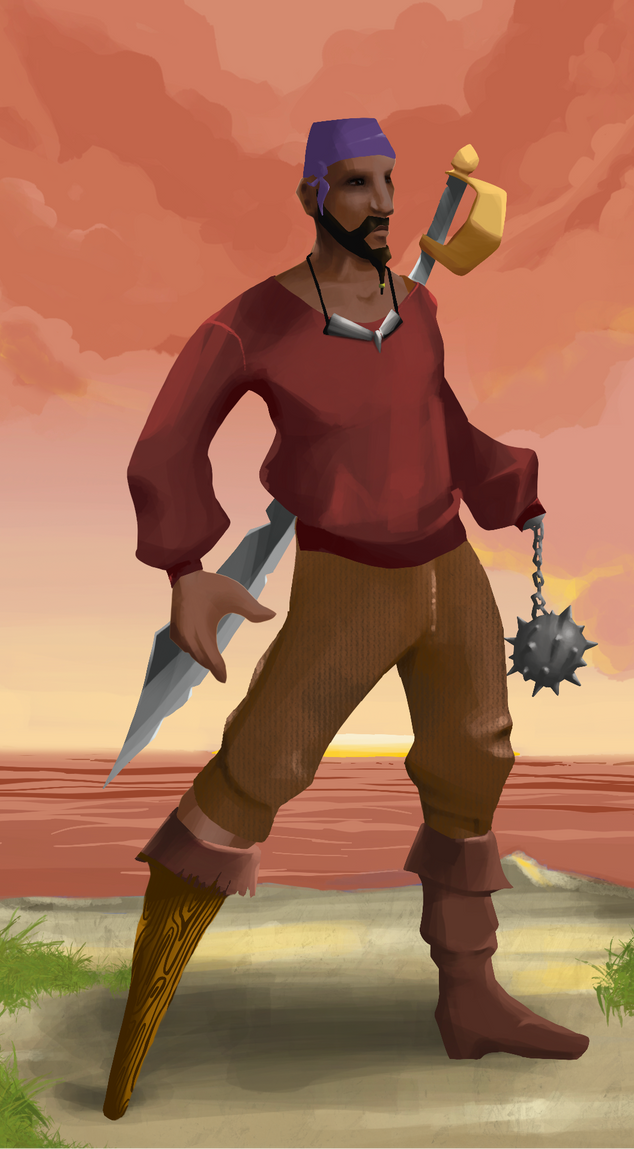 AlgoSeas Pirate #23490 NFT on Algorand