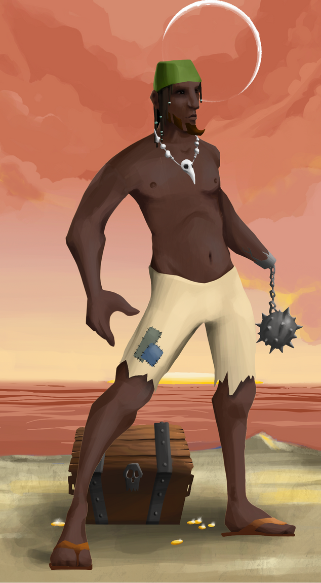 AlgoSeas Pirate #23495 NFT on Algorand