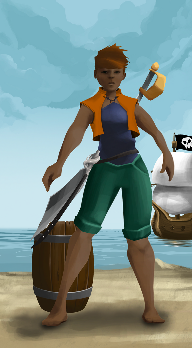 AlgoSeas Pirate #23628 NFT on Algorand