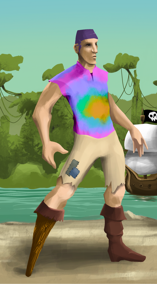 AlgoSeas Pirate #23631 NFT on Algorand