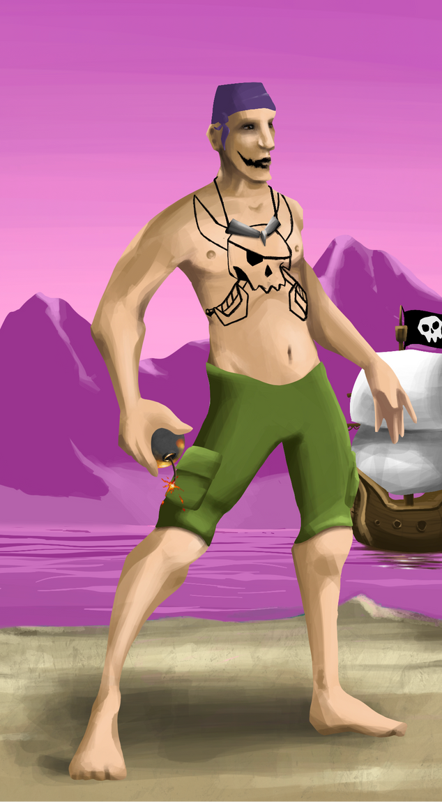 AlgoSeas Pirate #2372 NFT on Algorand