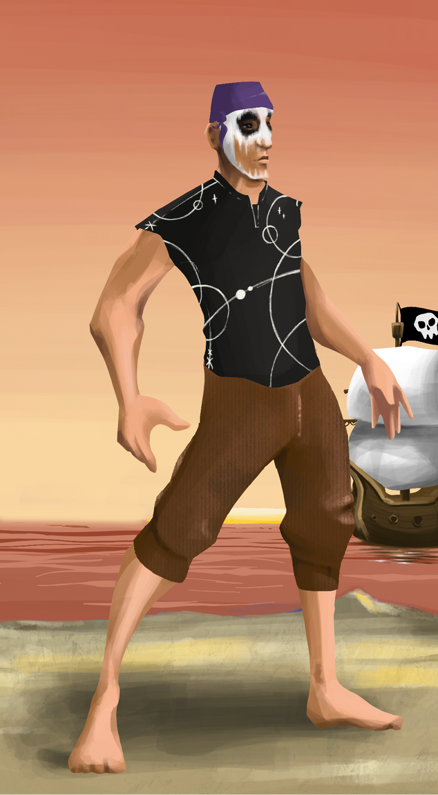 AlgoSeas Pirate #23747 NFT on Algorand