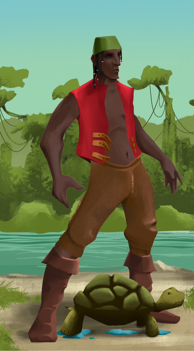 AlgoSeas Pirate #23828 NFT on Algorand