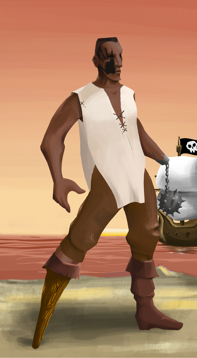 AlgoSeas Pirate #23863 NFT on Algorand