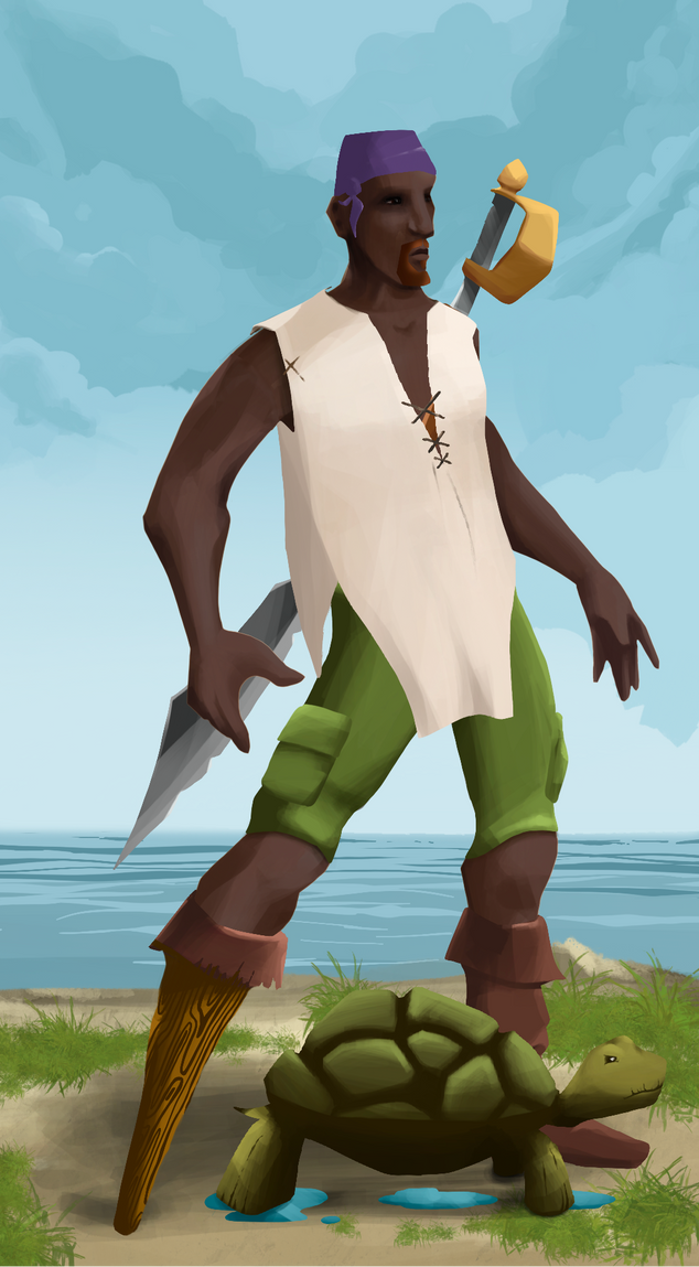 AlgoSeas Pirate #23895 NFT on Algorand