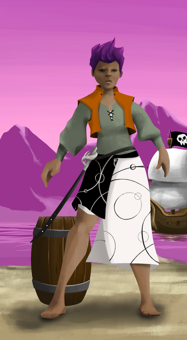 AlgoSeas Pirate #23964 NFT on Algorand