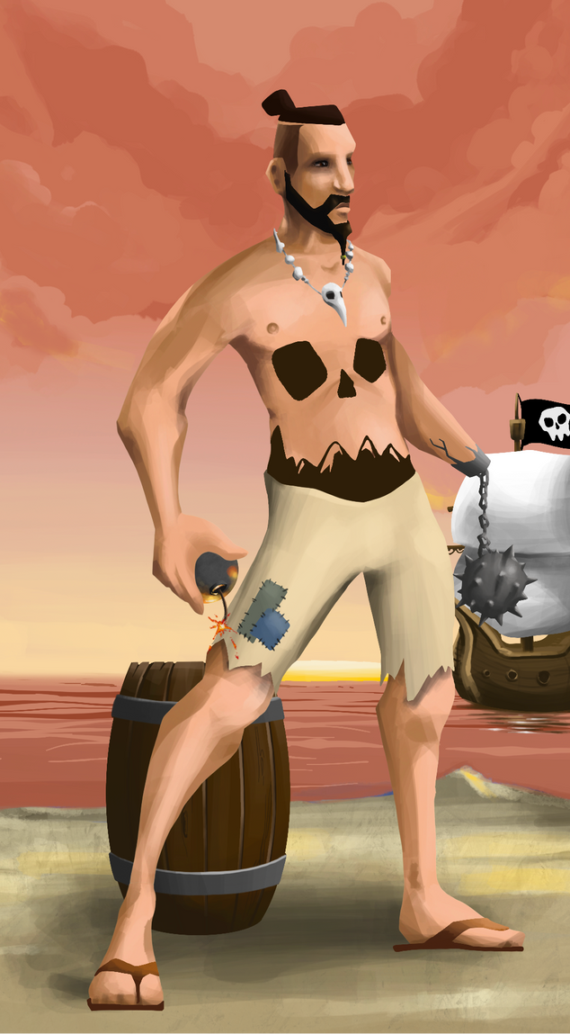 AlgoSeas Pirate #23968 NFT on Algorand