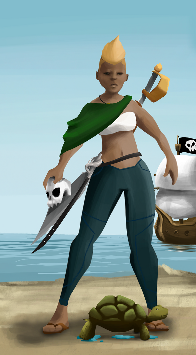 AlgoSeas Pirate #23996 NFT on Algorand