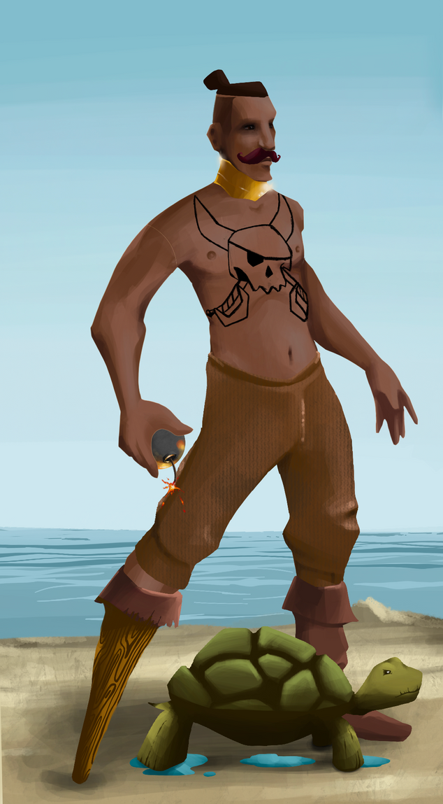 AlgoSeas Pirate #24012 NFT on Algorand