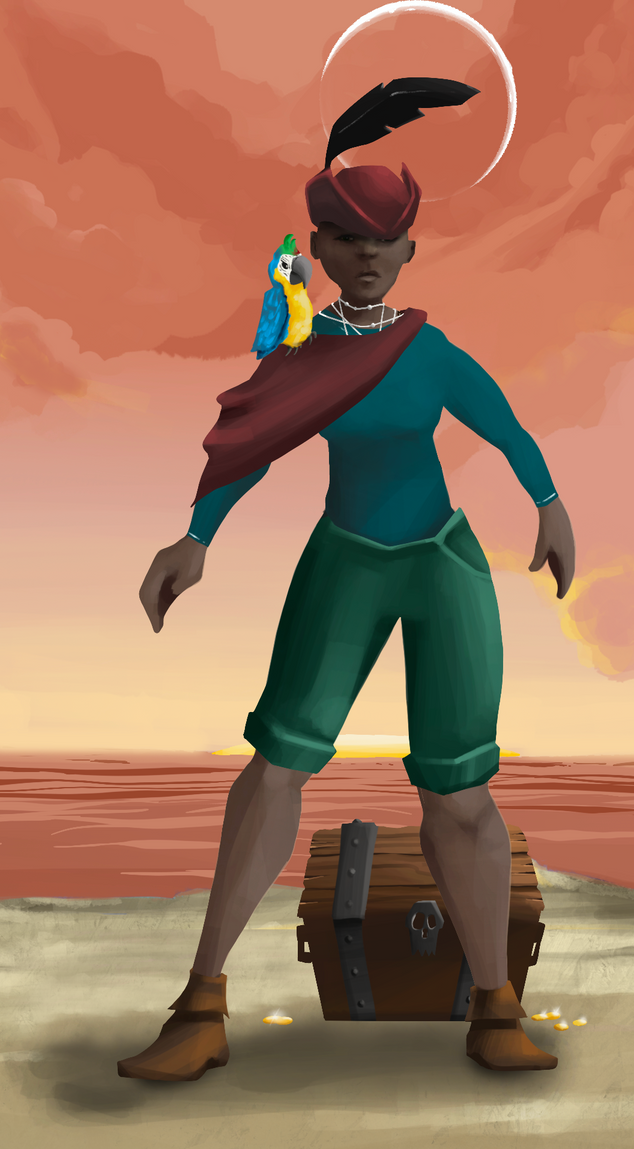 AlgoSeas Pirate #24087 NFT on Algorand