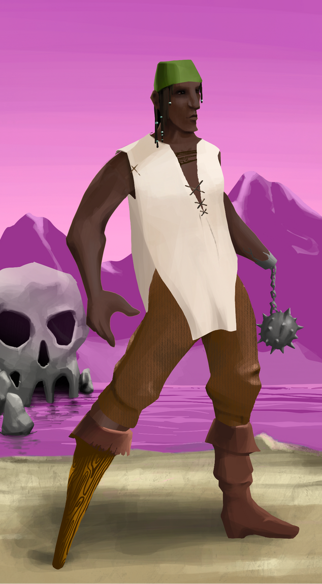 AlgoSeas Pirate #24107 NFT on Algorand