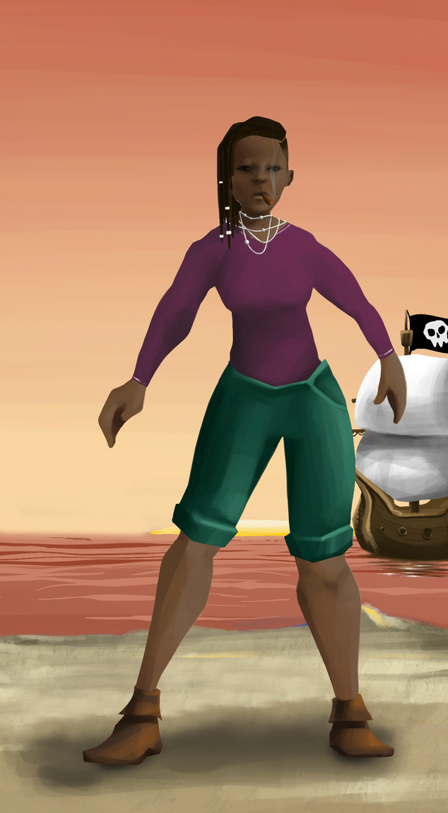 AlgoSeas Pirate #24127 NFT on Algorand