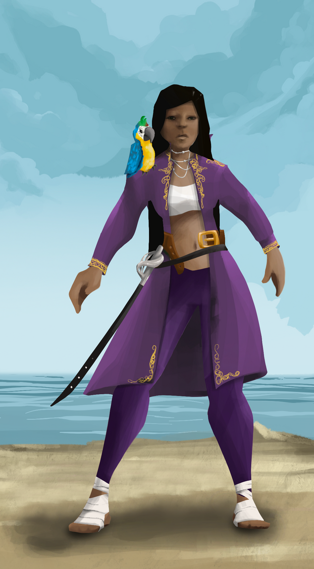 AlgoSeas Pirate #24163 NFT on Algorand